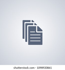 Files, web documents, vector best flat icon on white background , EPS 10