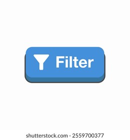 filet button ui icon sign vector