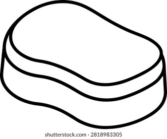 Filet Mignon Steak Outline Butcher Meat Vector Icon