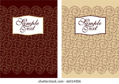 filigree cover design
