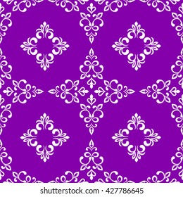 filigree floral seamless pattern