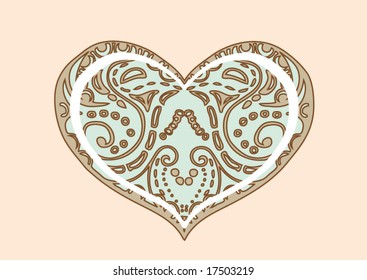 filigree heart