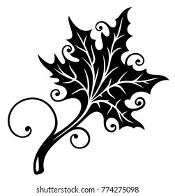 Filigree leaf from the maple. Great motif for the autumn.
