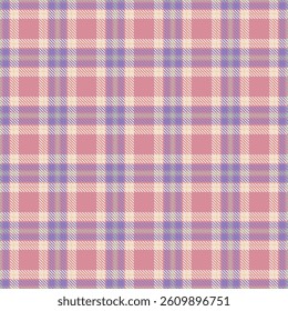 Filigree plaid pattern textile, repeatable patterns tartan texture fabric. Greeting card seamless vector background check in red and light colors palette.