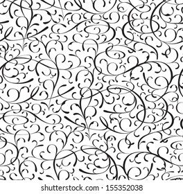 Filigree Scroll Pattern That Can Be Tiled And Repeated. 