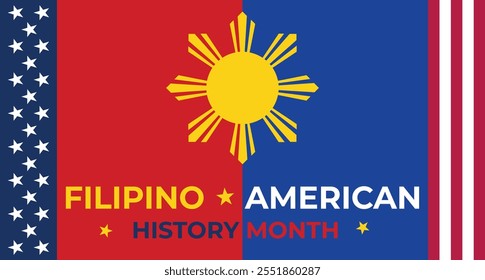 Filipino American History Month.  celebrate annual in October. focusing on Filipino contributions to history and culture.