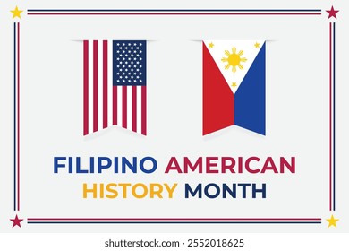 Filipino American History Month.  celebrate annual in October. focusing on Filipino contributions to history and culture.