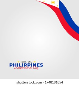 Filipino Araw ng Kalayaan (Translate: Philippine Independence Day) is the Philippine National Day and Republic Day, which is celebrated on 12 June each year. vector illustration
