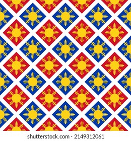 filipino ceramic tile pattern. abstract background. vector illustration