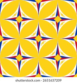 filipino flag seamless pattern. geometric background for decoration. vector illustration