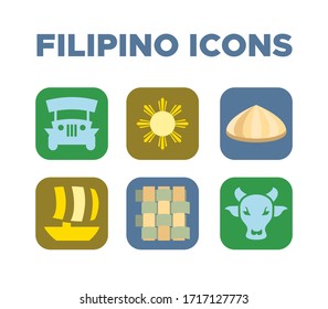 Filipino iconography pop culture concept