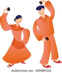 Filipino Traditional Dance with Castanets