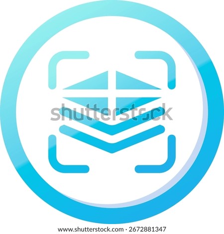 Fill adjustment layer Line vector Icon Design