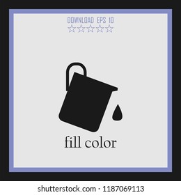 fill color vector icon