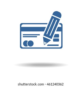 fill in data, credit card information