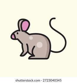 Ícone de preenchimento de um rato