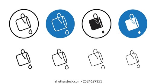 Icono de relleno colección de arte de línea fina