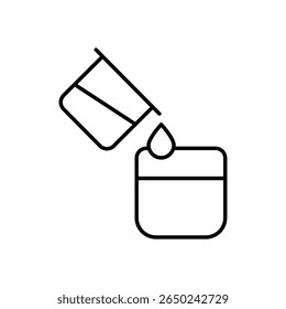 Fill Icon vector stock illustration