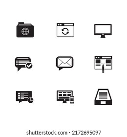 Fill and line web icon pack