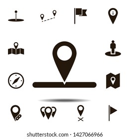 fill, location, map icon. Simple glyph, flat vector element of Location icons set for UI and UX, website or mobile application