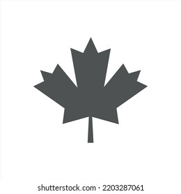 fill mable leaf icon , vector illustration