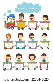 Fill in the missing letters illustration vector