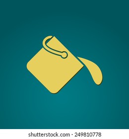 Fill tool icon. Vector illustration