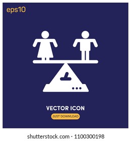 Filled Balance Symbol Vector Icon Illustration For Web And Mobile App.Ui/Ux.