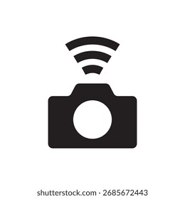 Filled camera with wifi or wireless signal for remote photo