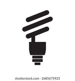 Lâmpada CFL cheia para eletricidade e fonte de energia ecológica.