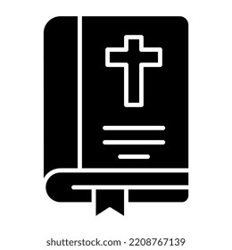 icono de diseño relleno de la biblia 
