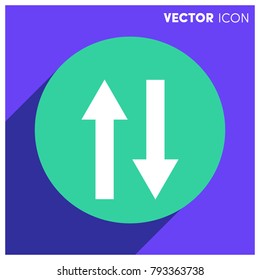 Filled Direction Vector Icon