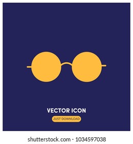 Filled Glasses Vector Icon Illustration