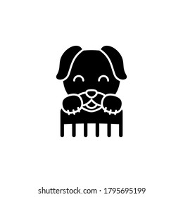 filled grooming icon, graphic illustration from Pet-vet collection, for web and app design