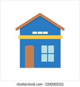 Filled House Icon Vector Design