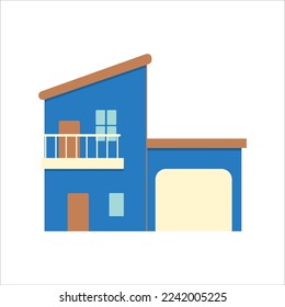 Filled House Icon Vector Design