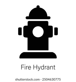 Un icono lleno de boca de incendios