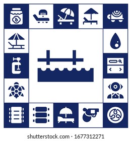 conjunto de iconos rellenos. 17 iconos rellenos.  Iconos modernos sencillos, como: Mermelada, Sombra, Abrazo, Pier, Tortuga, Liquify, Buscador, Mentalista, Costillas, Pistol, Kamon