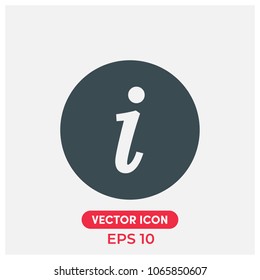 Filled Information Vector Icon Illustration For Web And Mobile App.Ui/Ux