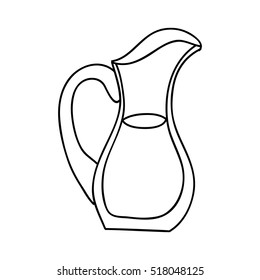 filled jug icon image 