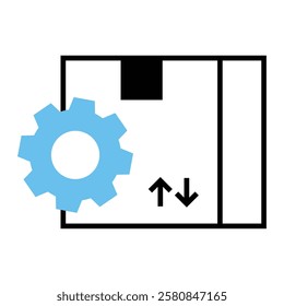 Filled line icon for Currency Settings in drop shipping and ecommerce, ideal for modern online stores and digital financial management. Top-notch.