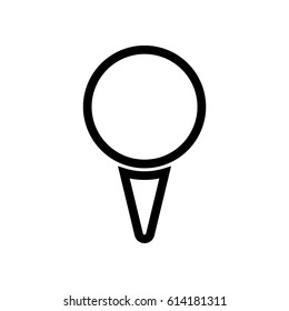 Filled microphone line icon