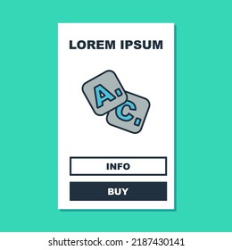 Icono de Bingo de contorno relleno aislado en fondo turquesa. Billetes de lotería para el bingo americano.  Vector