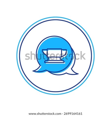 Filled outline Blacksmith anvil tool icon isolated on white background. Metal forging. Forge tool.  Vector