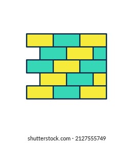 Umrisskorb-Symbol einzeln auf weißem Hintergrund.  Vektorgrafik