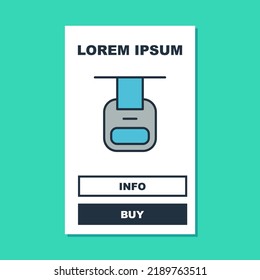 Filled outline Cable car icon isolated on turquoise background. Funicular sign.  Vector