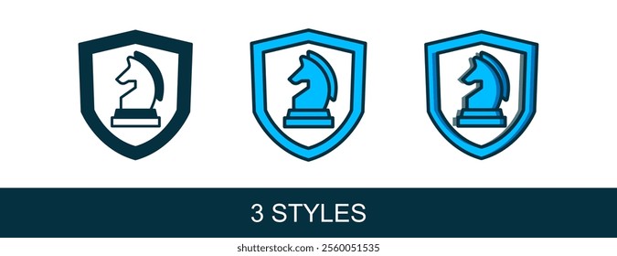 Filled outline Chess icon isolated on white background. Business strategy. Game, management, finance.  Vector