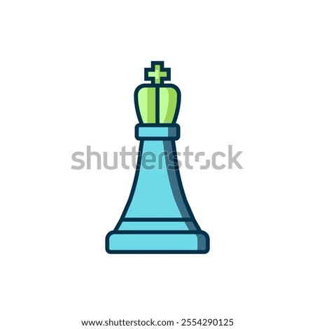 Filled outline Chess icon isolated on white background. Business strategy. Game, management, finance. Flat filled outline style with shadow. Vector