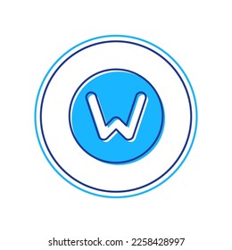 Símbolo relleno Icono de brújula norte aislado en fondo blanco. Símbolo de navegación de Windrose. Signo de rosa eólica.  Vector