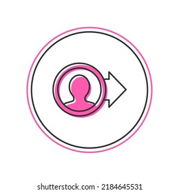 Esquema relleno Crear icono de pantalla de cuenta aislado en fondo blanco.  Vector
